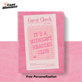 Custom Name Hot Pink Guest Check iPad case, Free Personalization